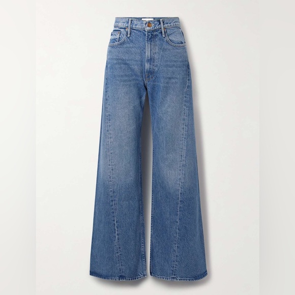 MOTHER Lemon Twist High-Rise Flare Jeans - Picture 1 of 13